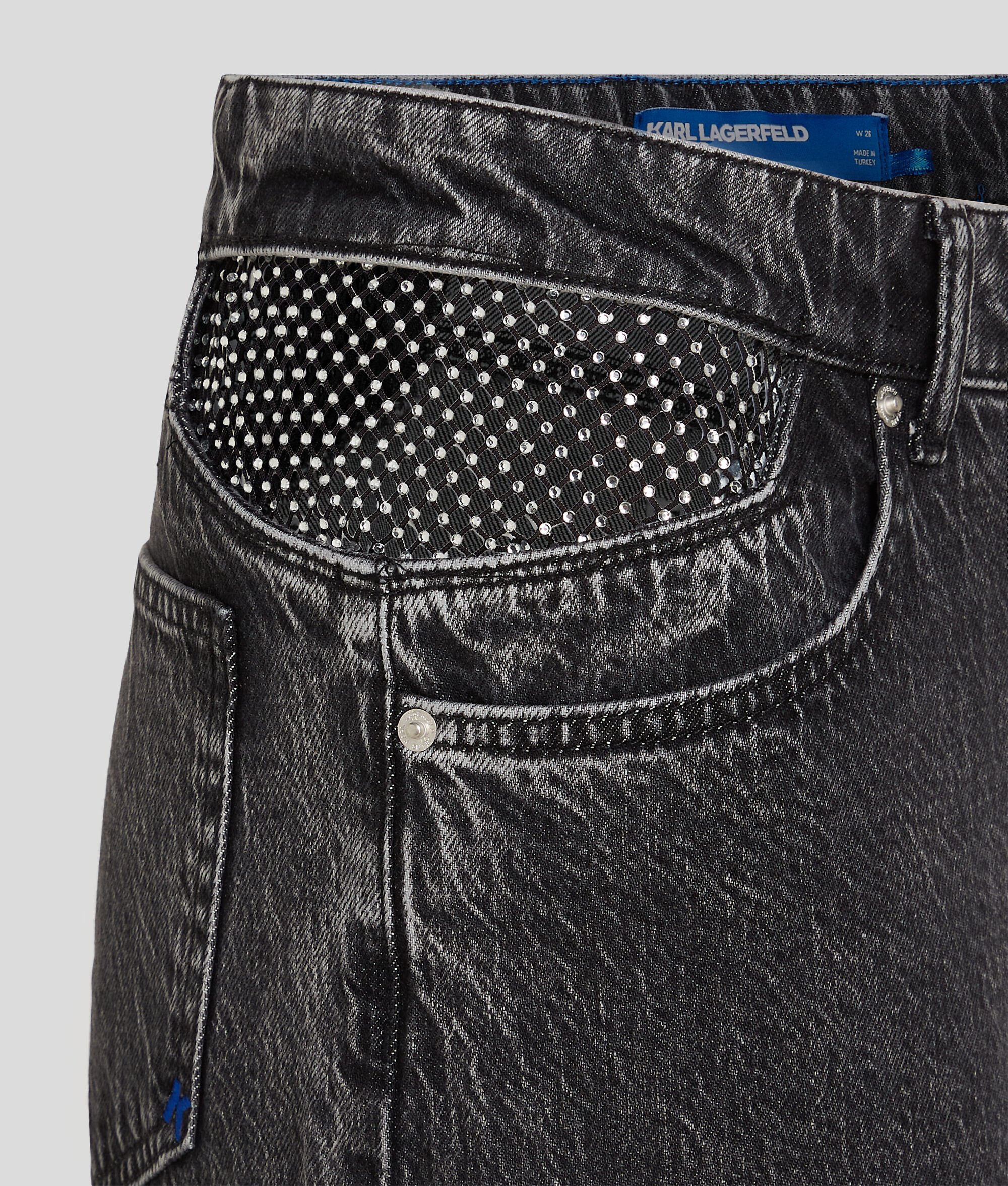 (image for) Ingenious KLJ CHAIN MAIL MID-RISE RELAXED JEANS